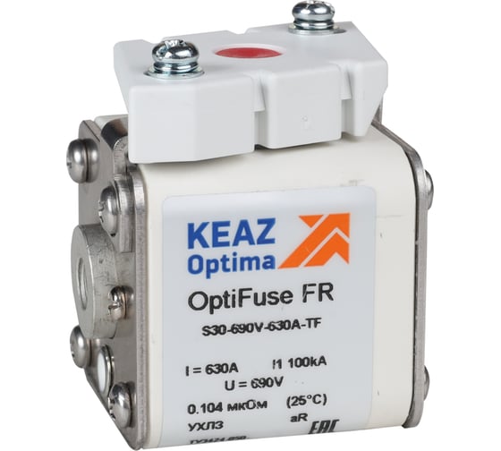 Изображение товара Предохранитель КЭАЗ OptiFuse FR-S32-690V-900A-TF 345780