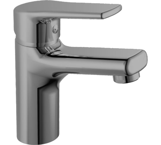 Изображение товара Смеситель для умывальника Golden Fox Thames шар. 12210 латунь, пепельный /оружейная сталь 12210-FOX