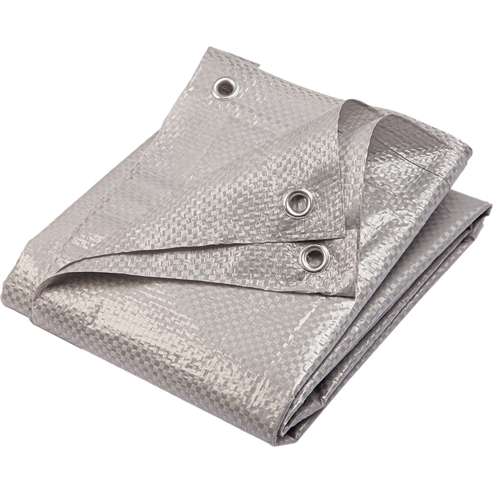 Изображение товара Тент универсальный укрывной ООО Миротент 6х12 м, полипропилен, 60 г/ м2, с люверсами ЦБ-00033424