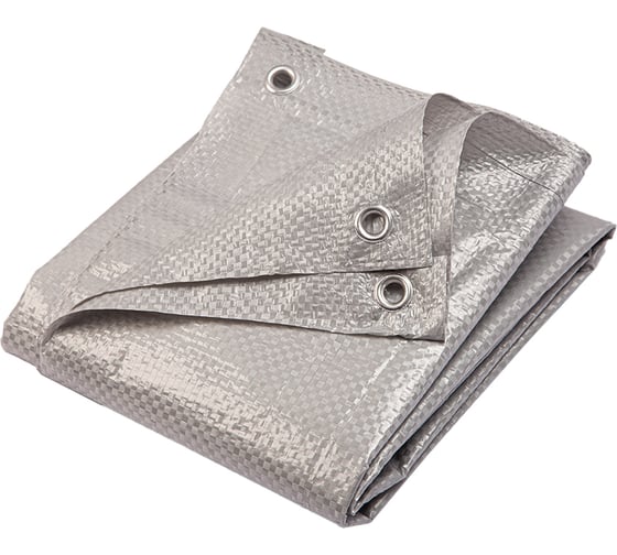 Изображение товара Тент универсальный укрывной ООО Миротент 6х12 м, полипропилен, 60 г/ м2, с люверсами ЦБ-00033424