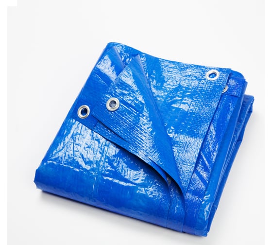 Изображение товара Тент универсальный укрывной ООО Миротент 6х12, полипропилен, 75 г/ м2, с люверсами МД-00001313