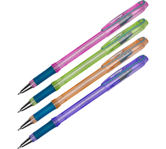 Изображение товара Набор ручек шариковых Berlingo 24 шт. в упаковке, "I-10 Color" синяя, 0,4мм, корпус ассорти CBp_40015