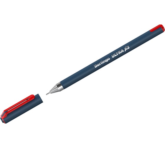 Изображение товара Шариковая ручка BERLINGO Ultra X2 красная, 0.7 мм игольчатый стержень CBp_07281