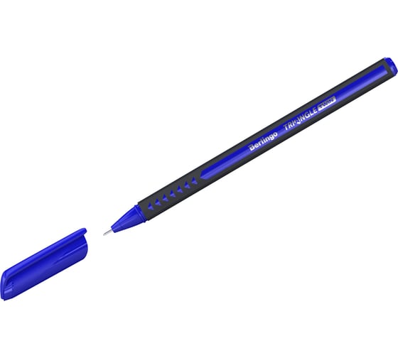Изображение товара Шариковая ручка BERLINGO Triangle Twin синяя, 0.7 мм игольчатый стержень CBp_07283