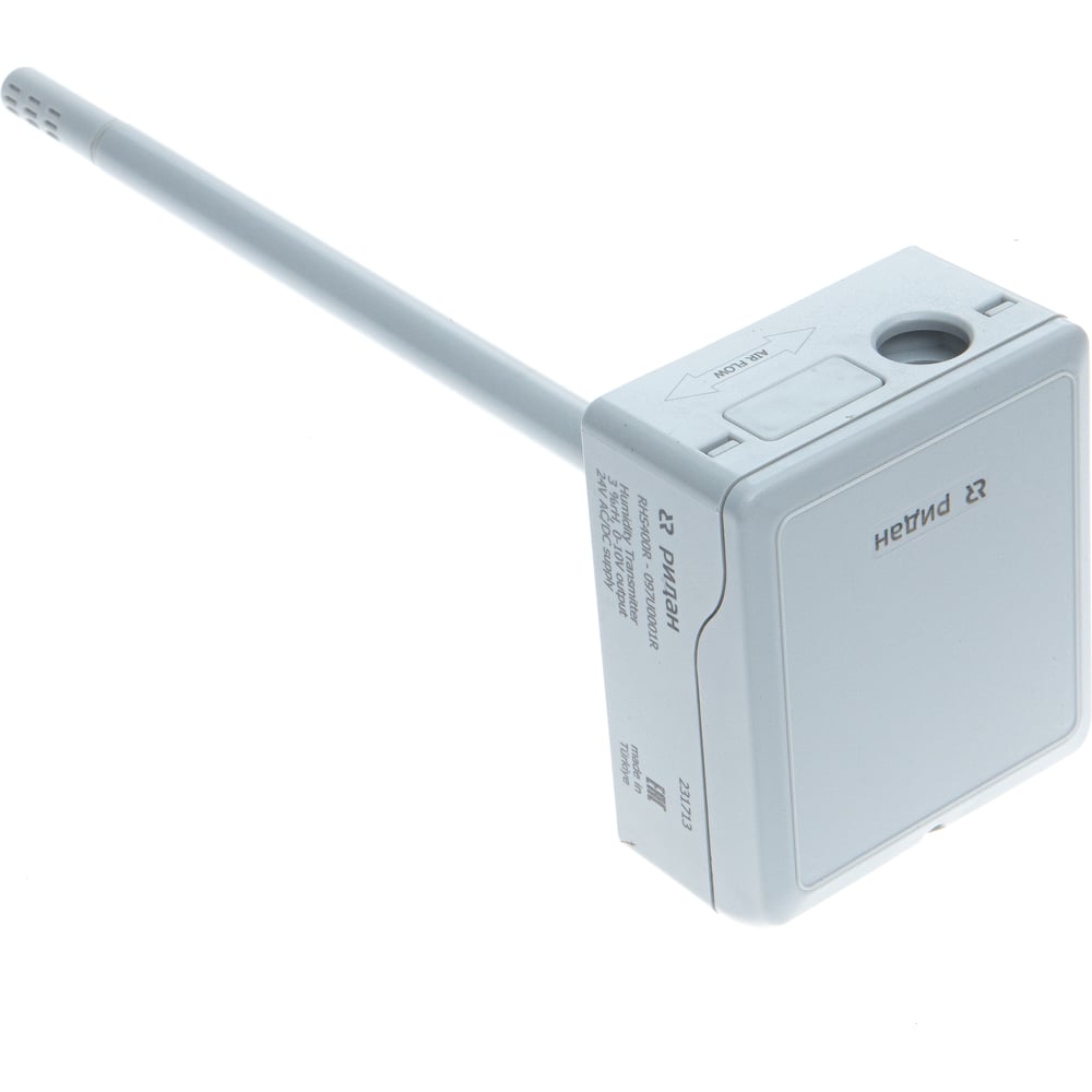 Изображение товара Канальный датчик влажности Ридан RHS400R, точность 3%, выходной сигнал 4-20 мА, 0-10В 097U0003R