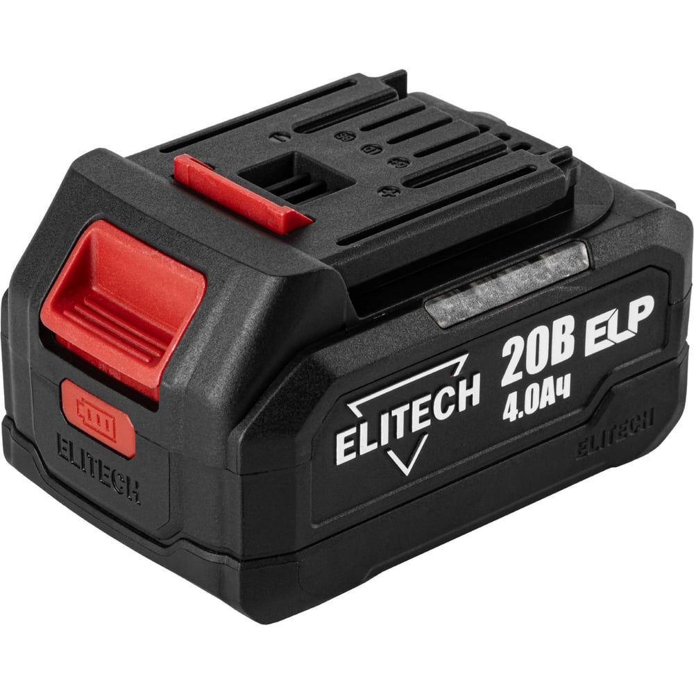 Изображение товара Аккумулятор Elitech АКБ2040С 20В 4.0 А*ч с индикатором заряда