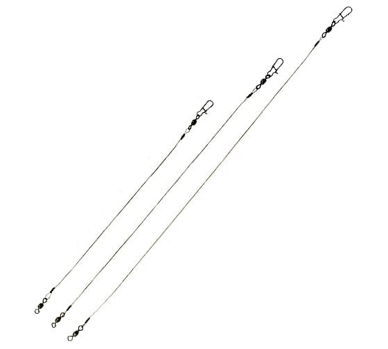 Изображение товара Стальные поводки Lucky John 7x7 LJ Pro Series SSW AFW, вертлюг и застежка, 09.12.18 кг, 20-25-30 см, LJP6019-030K