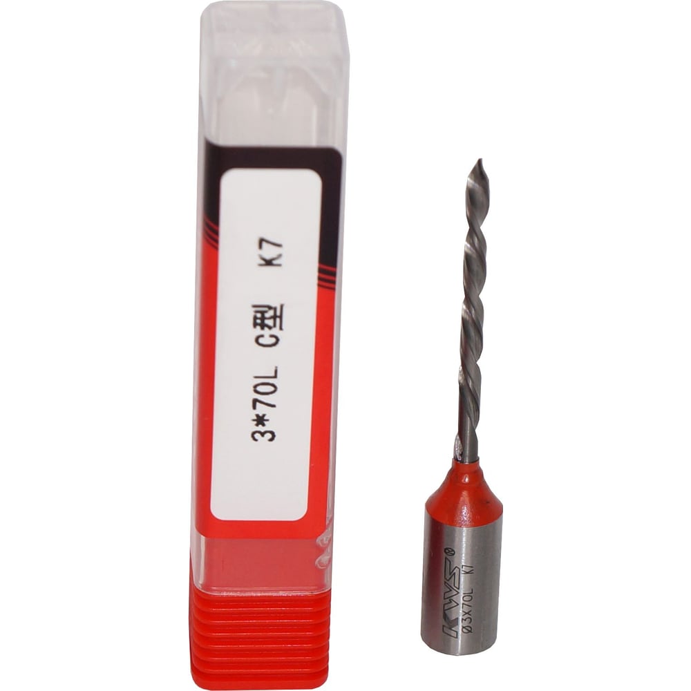 Изображение товара Сверло монолитное для сквозных отверстий KWS HWМ 3х70 L K7 ZFG0D3353