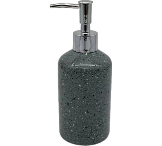 Изображение товара Дозатор PRIMANOVA Grey керамика, 7,7x7,7x18 DR-81210