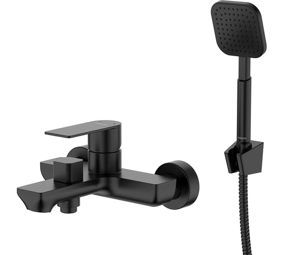 Изображение товара Смеситель для ванны Milardo чёрный матовый, Maze, MAZBL00M02