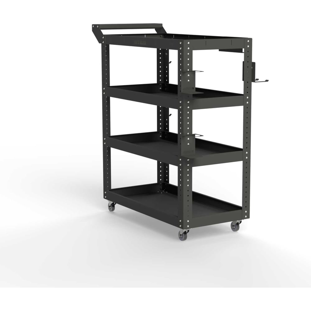 Изображение товара Тележка инструментальная Металекс 4 полки серый 800x450x950