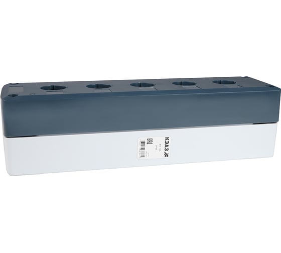 Изображение товара Корпус кнопочного поста КЭАЗ КП-105 серый 5 отверстий IP40 362242