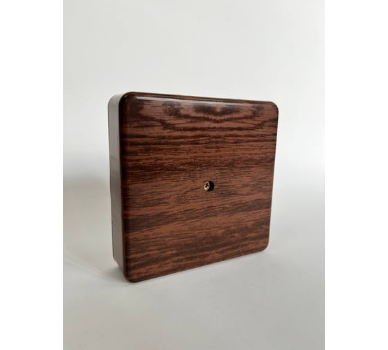 Изображение товара Коробка распаечная KOPOS о/п для кабельных каналов RK W 100x100x29мм, темное дерево, IP 40 RK-W-100-29-HA