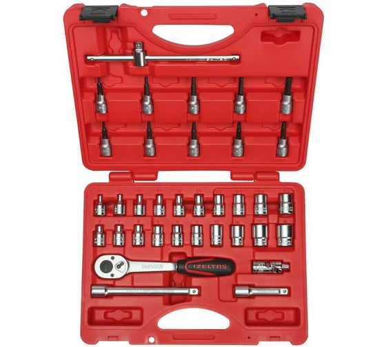 Изображение товара Набор торцевых головок IZELTAS 3/8, 35 предметов 14000005135