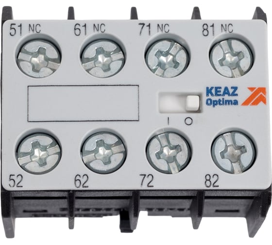 Изображение товара Блок контактный КЭАЗ OptiStart K-MX-1004 фронтальный 4НЗ для мини-контакторов M 335851