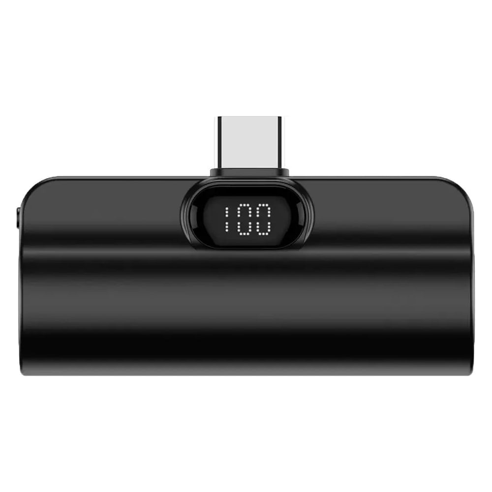 Изображение товара Внешний аккумулятор PERO PB12 5000 mAh, Li-Pol, с подставкой, черный PB12BL