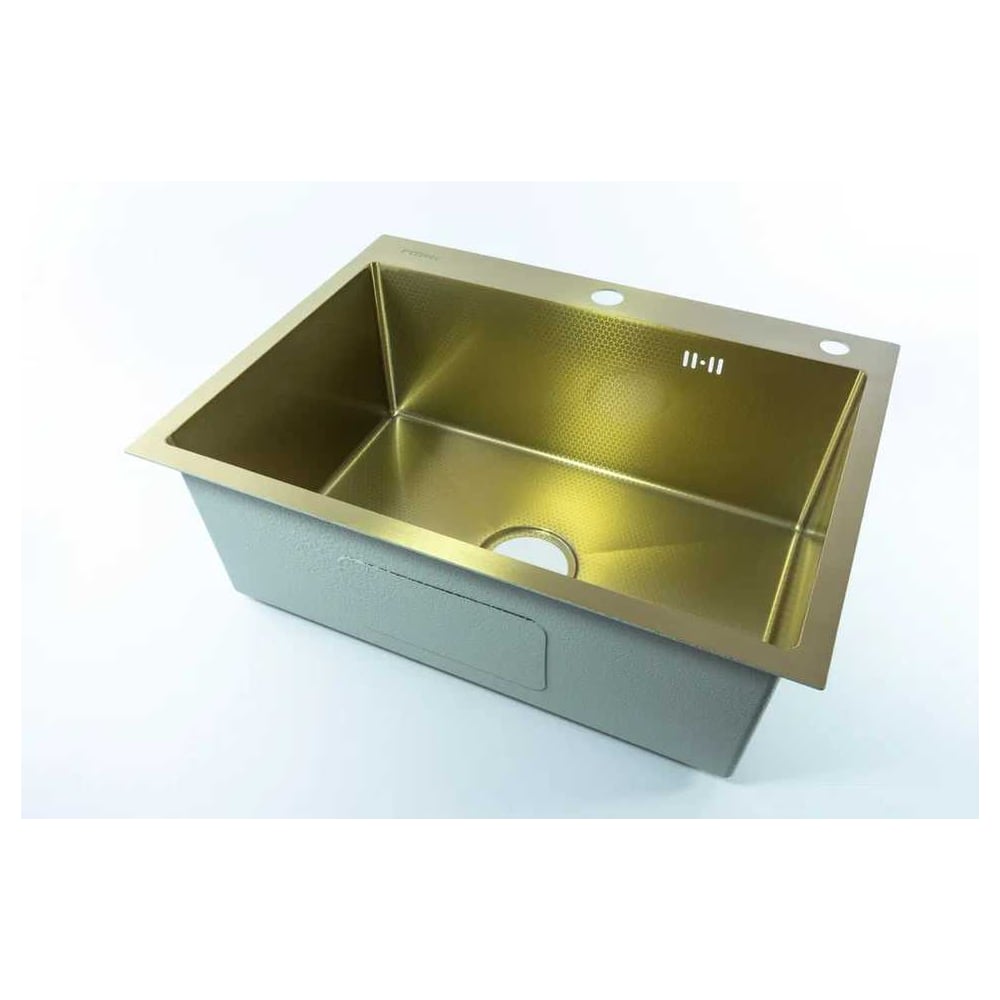 Изображение товара Кухонная мойка Fmark FSC7550C из нержавеющей стали 75x50 см золото