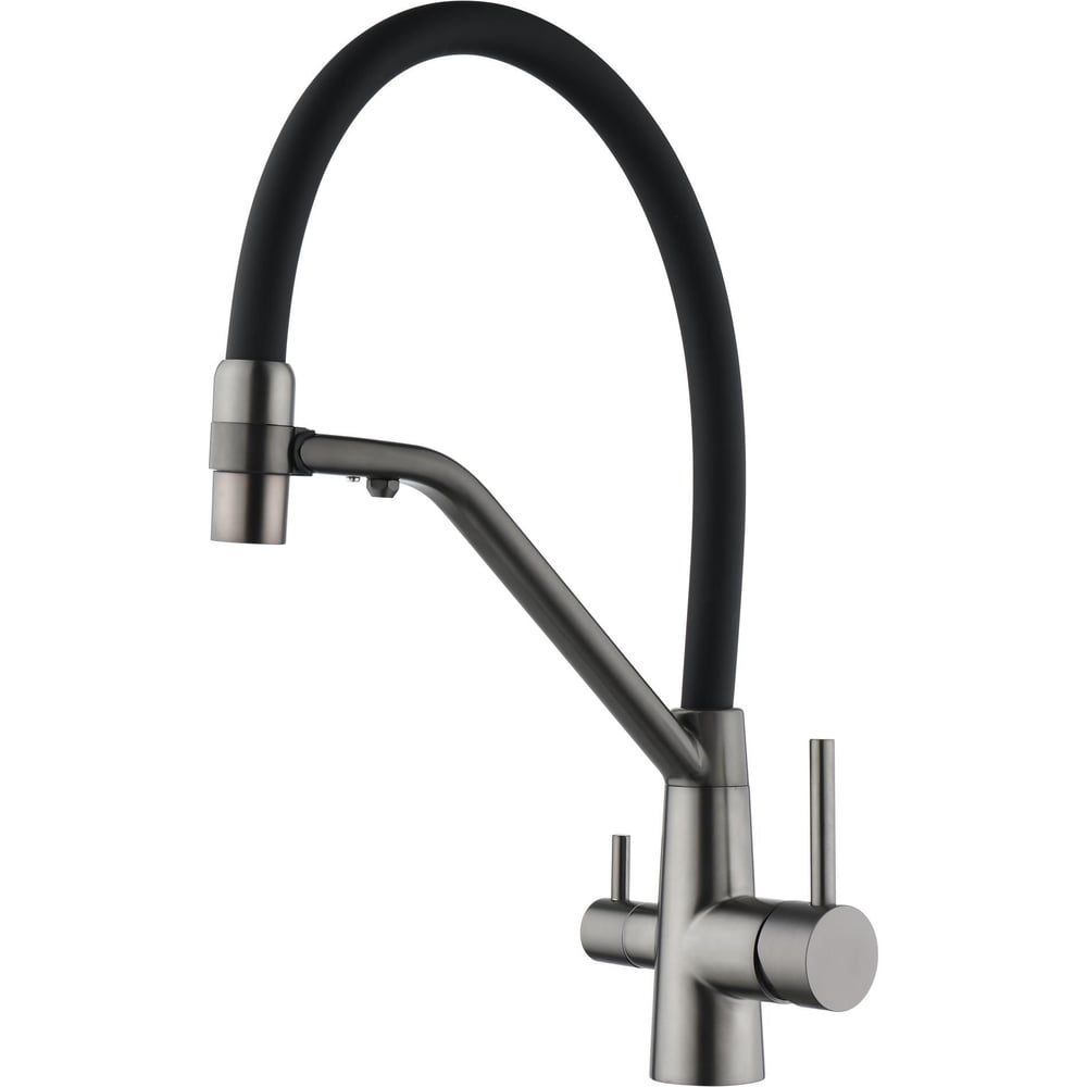 Изображение товара Смеситель для кухни под фильтр воды Fmark FS1462-Q01 графит однорычажный современный