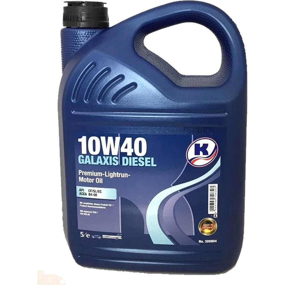 Изображение товара Масло моторное KUTTENKEULER Galaxis Diesel 10W40 5л полусинтетика