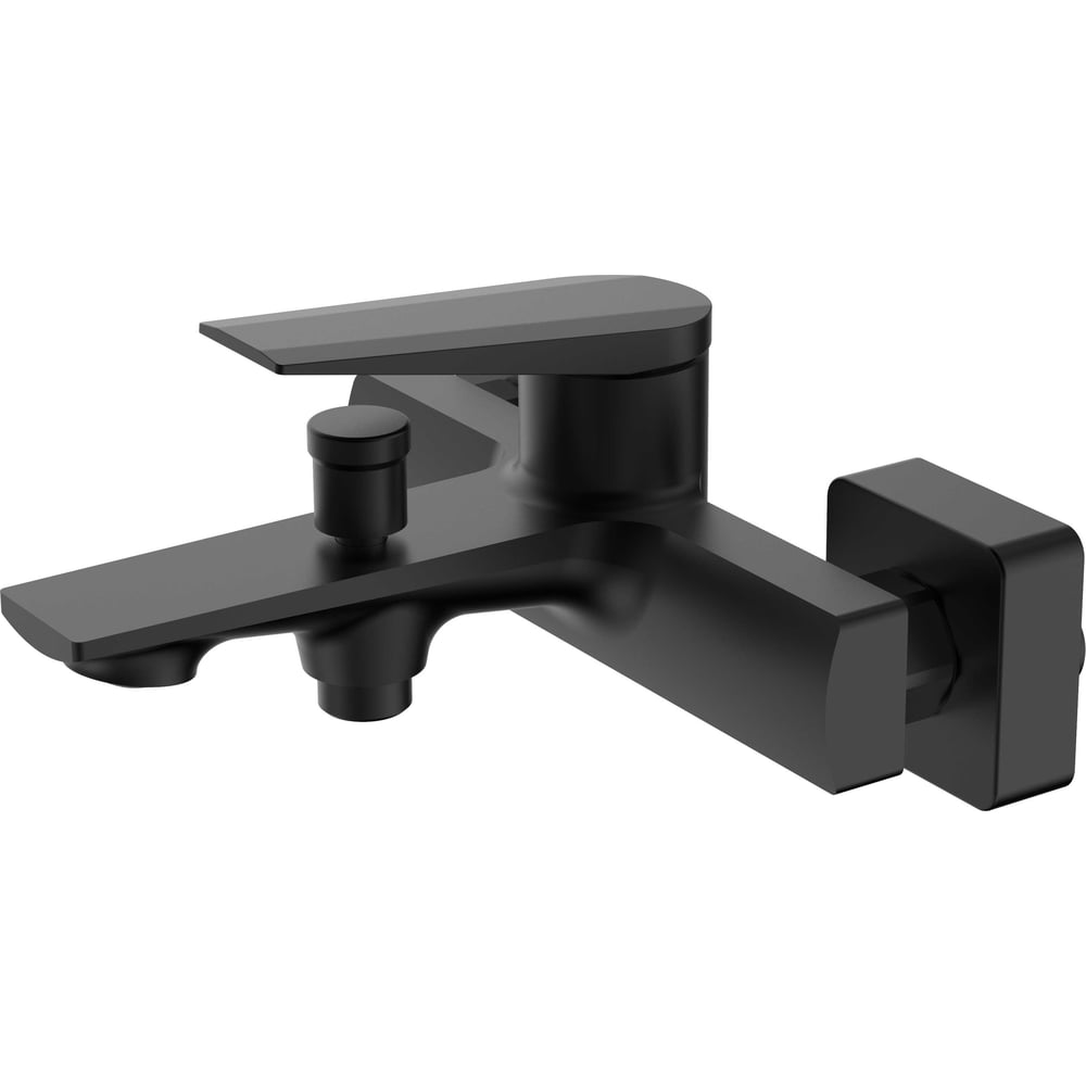 Изображение товара Смеситель для ванны с душем OLIVE'S VIAR черный матовый однорычажный