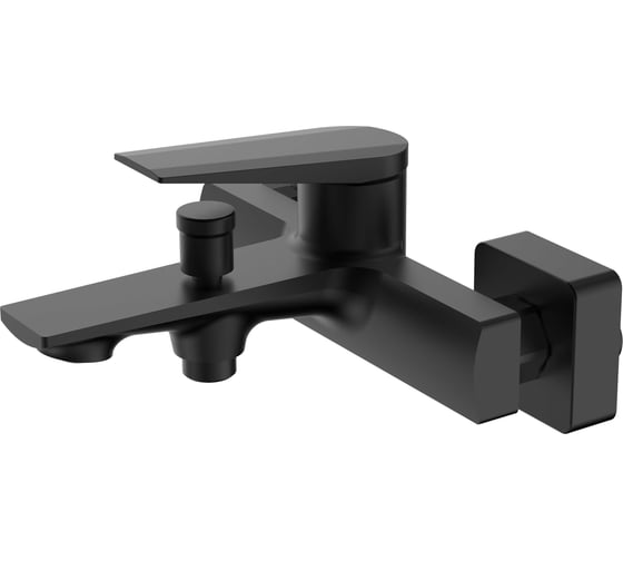 Изображение товара Смеситель для ванны, латунь, керамический картридж, с душевым набором, черный OLIVE'S VIAR 28201VRB