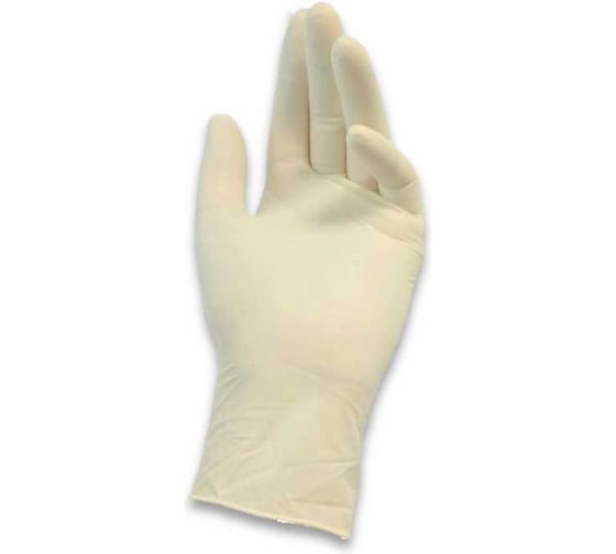 Изображение товара Перчатки смотровые ARCHDALE DeMax латексные неопудренные c полимерным покрытием МАЛАЙЗИЯ, 50 пар, р.M B35M