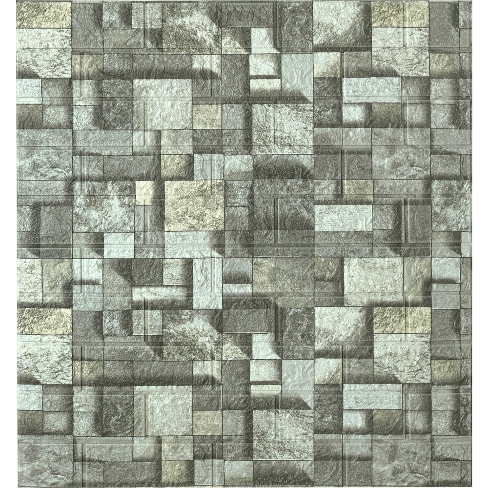 Изображение товара Панель для стен LAKO МЕГА комплект 10 шт 3D DECOR, цвет Каменная кладка 5, 70x77, 6 мм LKD-16-05-HС74-КО-MEGA10