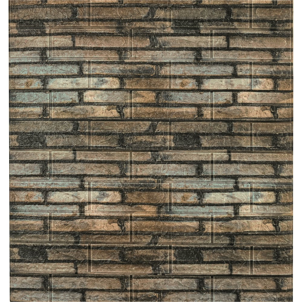 Изображение товара Панель для стен LAKO МЕГА 3D DECOR, кирпичная кладка, 10 шт