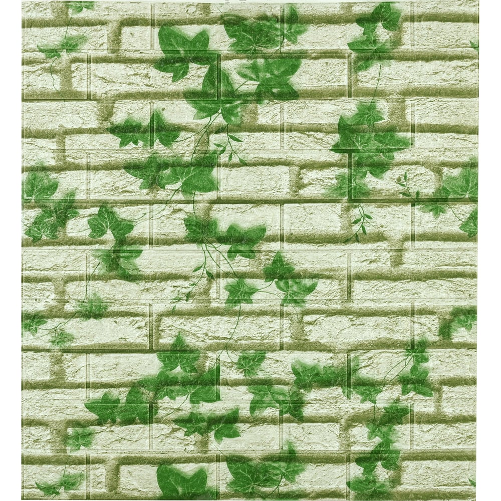 Изображение товара Панели для стен LAKO МЕГА 10 шт Кирпичная кладка самоклеящиеся влагостойкие 70х77 см