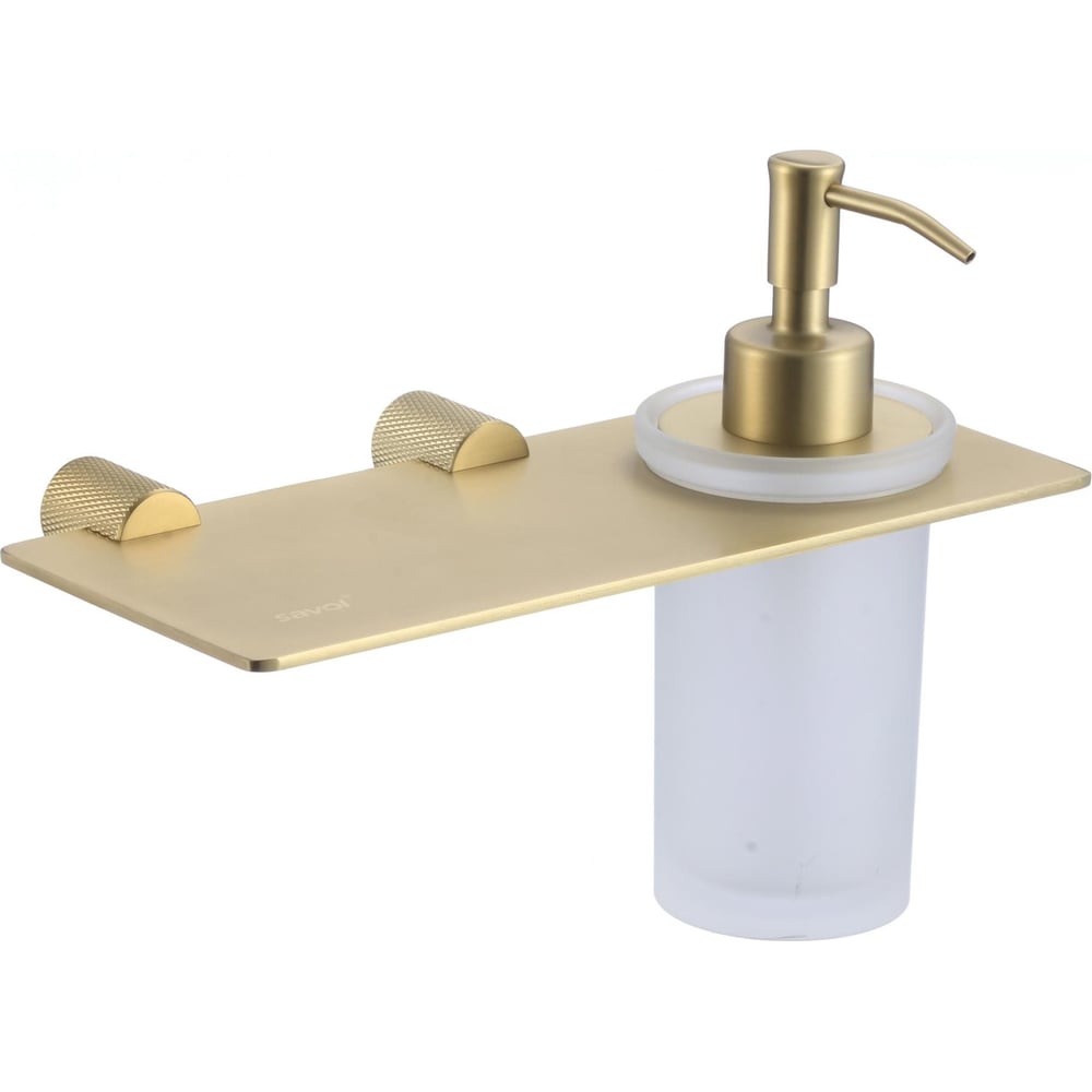 Изображение товара Дозатор для жидкого мыла Savol S-002131C настенный металл стекло золото