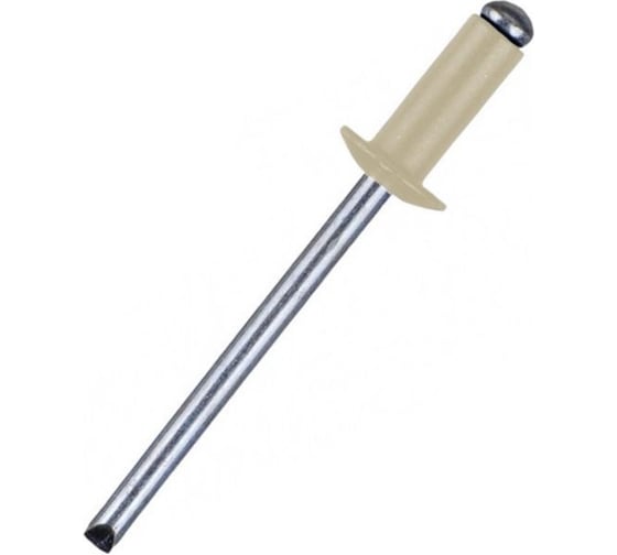 Изображение товара Комбинированная заклепка ООО ПКФ Сварком 4,0x10 Ал/Ст RAL 1014 (слоновая кость) 200шт k00010828