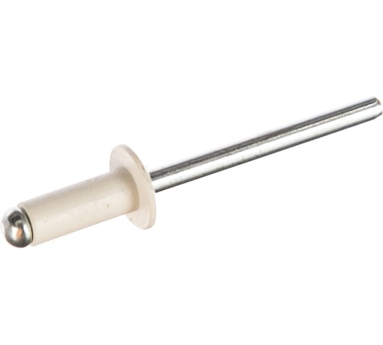 Изображение товара Комбинированная заклепка ООО ПКФ Сварком 4,0x10 Ал/Ст RAL 9003 (белый) 200шт k00005098