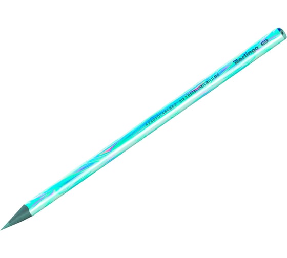 Изображение товара Чернографитный карандаш BERLINGO Starlight HB, черное дерево, трехгранный, заточенный BP01170