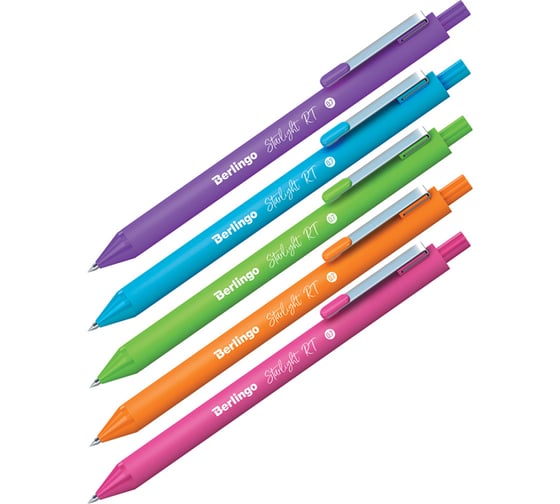 Изображение товара Автоматическая шариковая ручка BERLINGO Starlight RT синяя, 0.7 мм, корпус ассорти CBp_07251