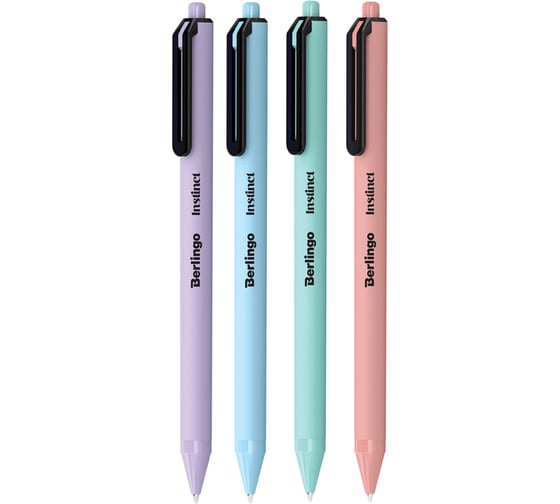 Изображение товара Автоматическая шариковая ручка BERLINGO Instinct 0.7 мм, синяя, корпус ассорти CBm_07742