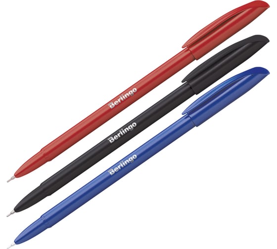 Изображение товара Шариковая ручка BERLINGO Metallic синяя, 0.7 мм, корпус ассорти CBp_70752