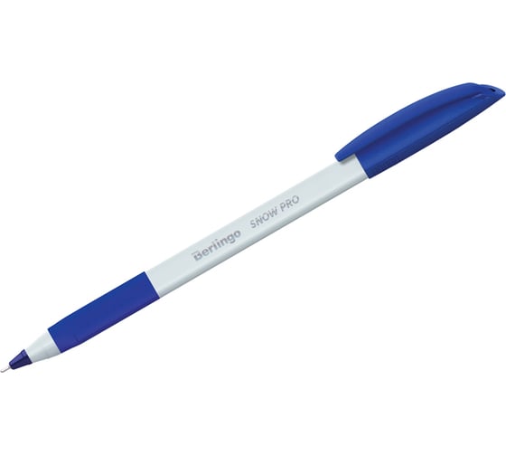 Изображение товара Шариковая ручка BERLINGO Triangle Snow Pro синяя, 0.7 мм, трехгранная, грип CBp_70862
