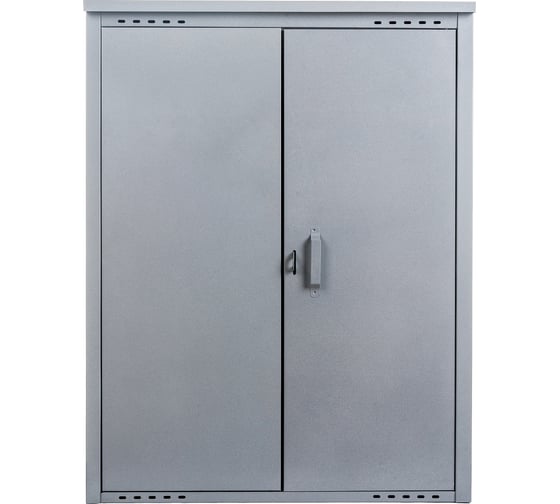 Изображение товара Шкаф для газовых баллонов Петромаш на 2 баллона, разборный, серый 01899