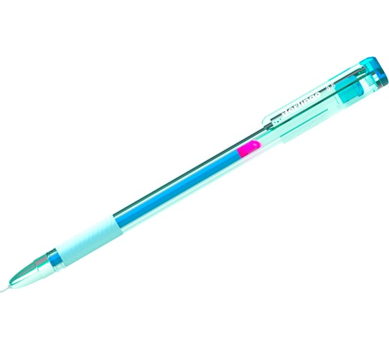 Изображение товара Гелевая ручка Berlingo Standard синяя, 0.5 мм, грип, игольчатый стержень CGp_50012