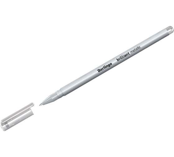 Изображение товара Гелевая ручка Berlingo Brilliant Metallic серебро металлик, 0.8 мм CGp_40010