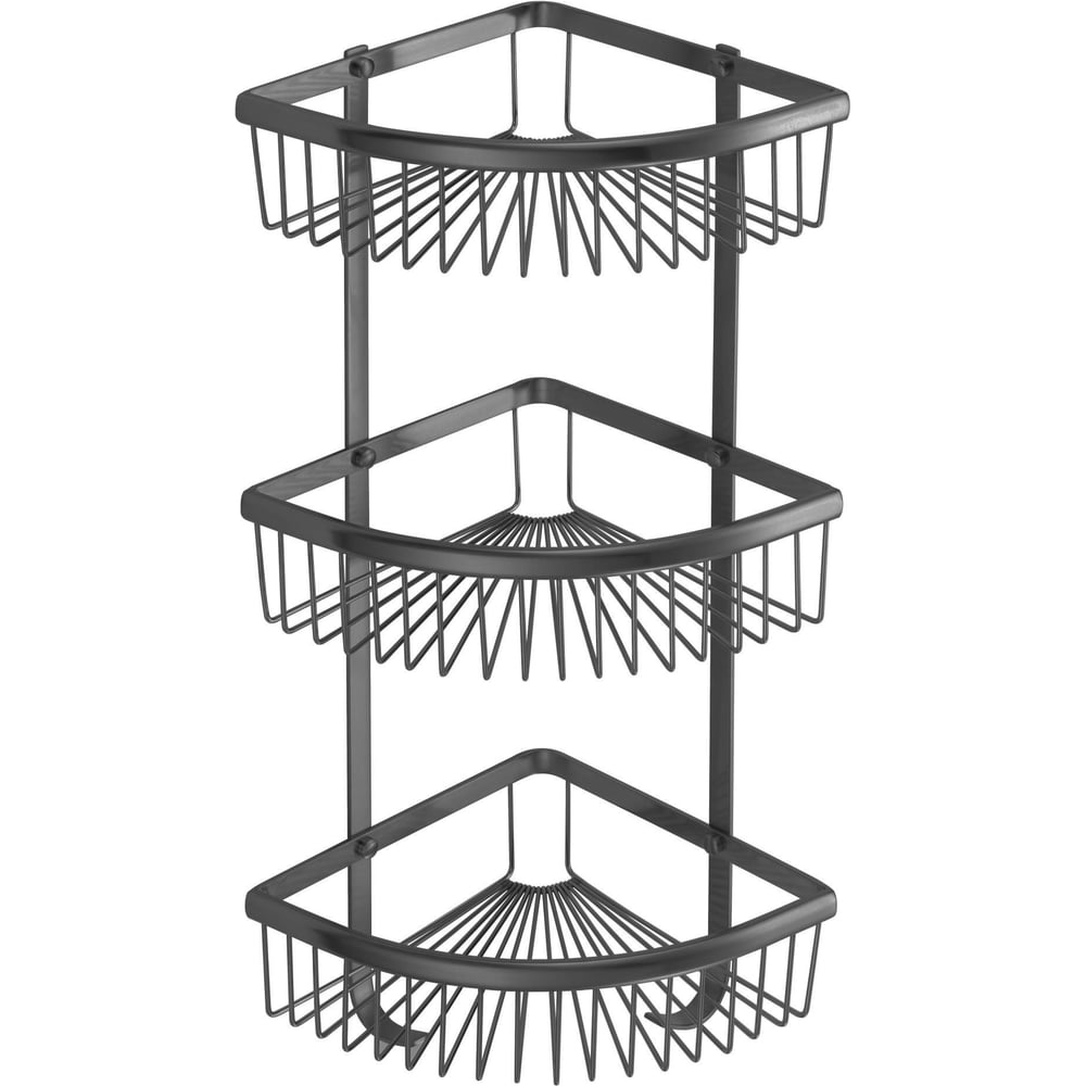 Изображение товара Полка решетка угловая тройная Savol S-Q5854-3 для ванной и кухни