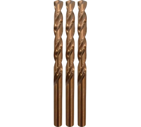 Изображение товара Сверло по металлу Р6М5К5 ИНСТРУМЕНТ - ЦЕНТР 7.5 мм, 3 шт 3634-3
