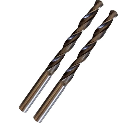 Изображение товара Сверло по металлу спиральное ИНСТРУМЕНТ - ЦЕНТР 18 мм, Р6М5, 2 шт 18824-2