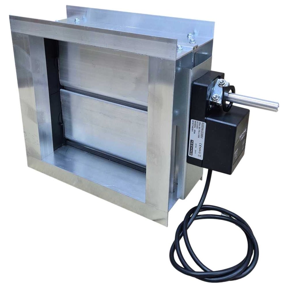 Изображение товара Регулирующая заслонка TECHNO TVP200200-02DN230V с автоматическим приводом