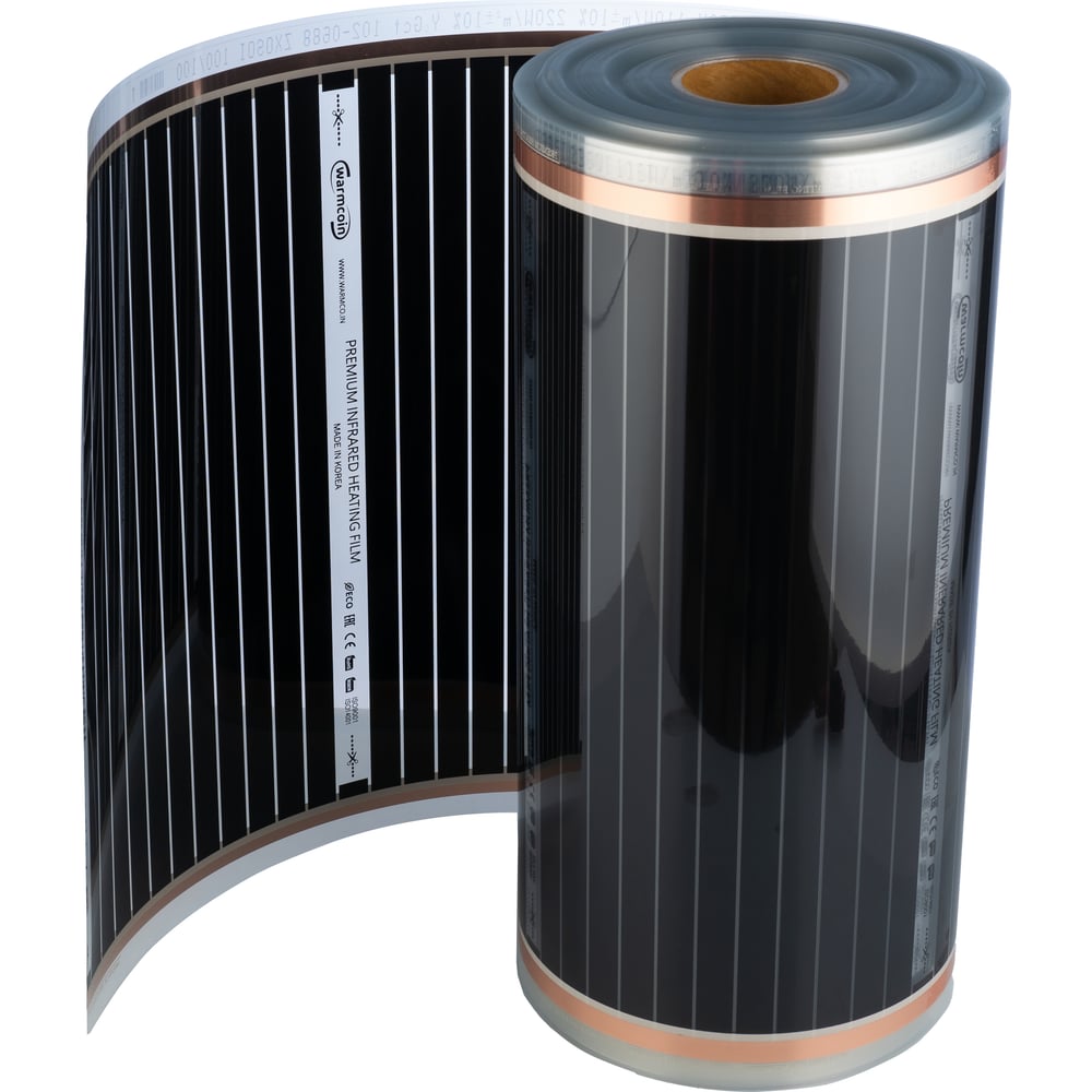 Изображение товара Пленочный теплый пол Warmcoin 220Вт/м.кв. ширина 0,5 м