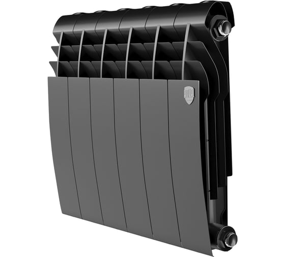 Изображение товара Биметаллический радиатор ROYAL THERMO BILINER B 350 чёрный, 6 секц. НС-1682258