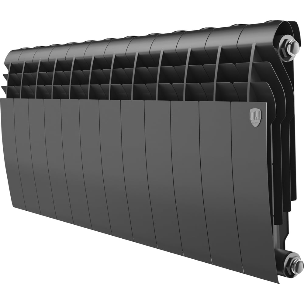 Изображение товара Биметаллический радиатор ROYAL THERMO BILINER B 350 черный 12 секций