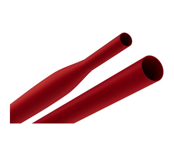 Изображение товара Термоусадочная трубка ЭРА NO224416 ТТУ нгLS 4/2 красная в отрезках по 1 м. (Упак 50 штук) Б0067565
