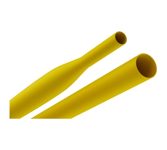 Изображение товара Термоусадочная трубка ЭРА NO224401 ТТУ нгLS 3/1.5 желтая в отрезках по 1 м. (Упак 50 штук) Б0067663