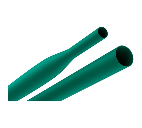 Изображение товара Термоусадочная трубка ЭРА NO224429 ТТУ нгLS 6/3 зеленая в отрезках по 1 м. (упак. 25 штук) Б0067568